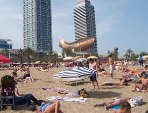 Barceloneta Beach i Barcelona