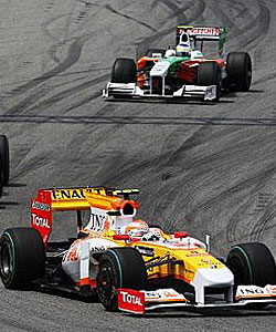 Formel 1 bilar Barcelona