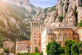 Montserrat kloster och vandring